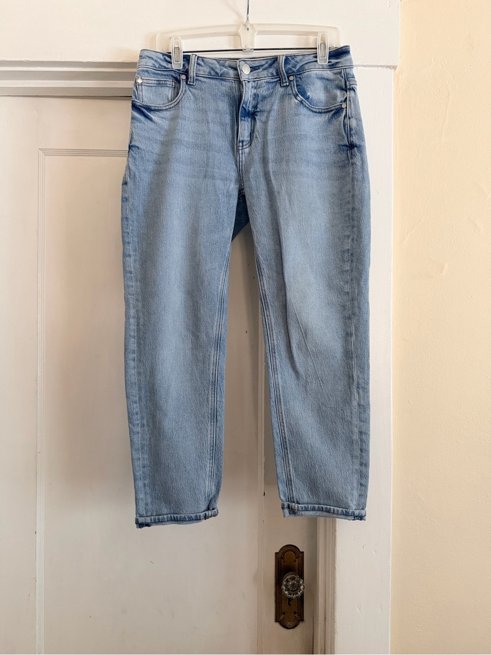 Quince Light Blue Women's Straight-Leg Jeans